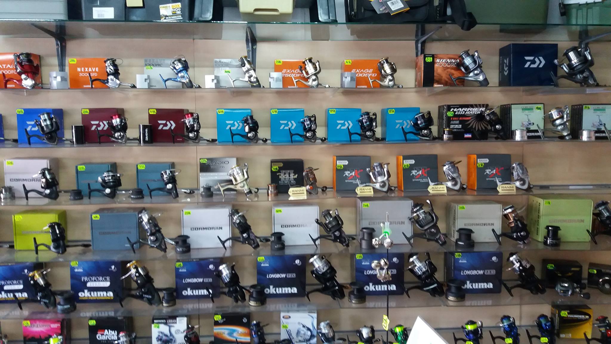 Articole de pescuit showroom